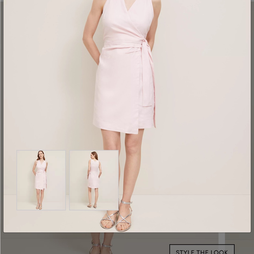 Ann Taylor Light Pink Mini Dress Nwt